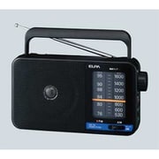 AM/FM ポータブルラジオ ブラック ER-H100