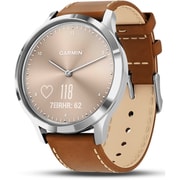 スマートウォッチ vivomove HR Silver - Tan Leather 010-01850-7A
