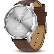 スマートウォッチ vivomove HR Silver - Brown Leather 010-01850-7D