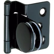 スガツネ工業 ガラス蝶番 GH34-8型 かぶせ扉用 (170-025-832) 1個 GH34-8BL