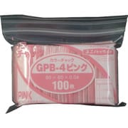 GP B-4 COLOR CHAKKU PINK [セイニチ ユニパック GP B‐4 カラーチャック ピンク 85×60mm 100枚入]