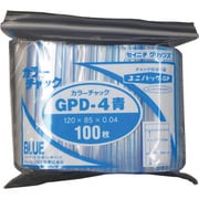 GP [セイニチ ユニパック GP D‐4 カラーチャック アオ]
