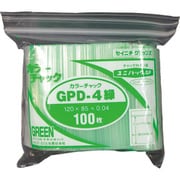 GP D-4 COLOR CHAKKU MIDORI [セイニチ ユニパック GP D‐4 カラーチャック ミドリ 120×85mm 100枚入]