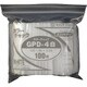 GP D-4 COLOR CHAKKU SHIRO [セイニチ ユニパック GP D‐4 カラーチャック シロ 120×85mm 100枚入]