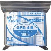 GP [セイニチ ユニパック GP E‐4 カラーチャック アオ]