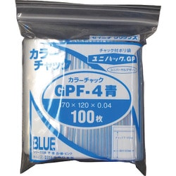 GP [セイニチ ユニパック GP F‐4 カラーチャック アオ]