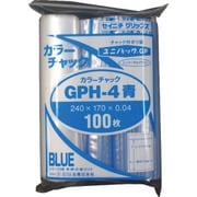 GP [セイニチ ユニパック GP H‐4 カラーチャック アオ]