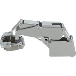 スガツネ工業 スライドヒンジ 厚扉用 H160 160°開き/インセット （160-073-623） 1個 H160-34/0