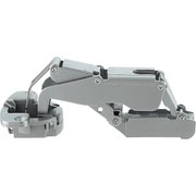 スガツネ工業 スライドヒンジ 厚扉用 H160 160°開き/18mmかぶせ (160-073-622) 1個 H160-34/18