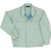 GS [ミドリ安全 春夏 男女共用E/C長袖ブルゾン ライトグリーン 5L]