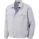 GS [ミドリ安全 春夏 男女ペア長袖ブルゾン シルバーグレー LL]