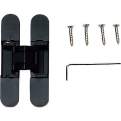 スガツネ工業 三次元調整機能付隠し蝶番 HES3D-90型 PAT （170-033-588） 1個 HES3D-90BL