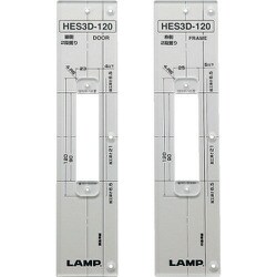 スガツネ工業 加工治具 HES3D-TMP型 三次元調整機能付隠し蝶番 （170-028-808） 1セット（2枚[扉用・枠用]） HES3D-E190-TMP