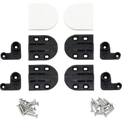 スガツネ工業 ダンパーヒンジ HG-JHM16型 PAT （170-092-222） 1セット（左右各1個） HG-JHM16-34WT