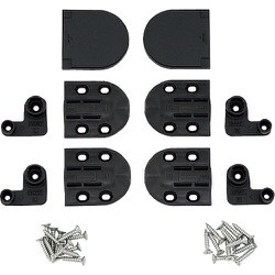 スガツネ工業 ダンパーヒンジ HG-JHM16型 PAT （170-092-223） 1セット（左右各1個） HG-JHM16-50BL