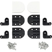スガツネ工業 ダンパーヒンジ HG-JHM16型 PAT (170-092-224) 1セット(左右各1個) HG-JHM16-50WT