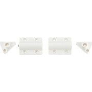 スガツネ工業 自開式ダンパーヒンジ HG-JHS9-U型 裏面付 （170-028-296） 1セット（左右各1個） HG-JHS9-U-WT