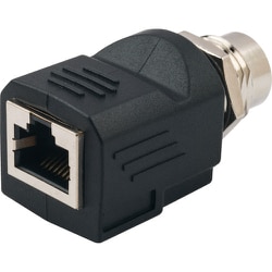 ICAM12DRJS [パンドウイット RJ45⇔M12(Dコードタイプ)変換アダプタ]