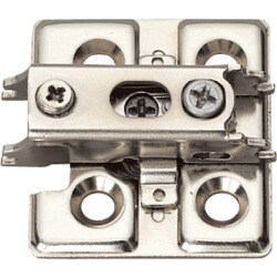 スガツネ工業 マウンティングプレート J95-P6T 重量用ワンタッチスライドヒンジ用 PAT （160-026-732） 1個 J95-P6T