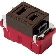 JEC-BN-5-BR [スガツネ工業 埋込コンセント JEC-BN-5型 （210-033-134） 1個]