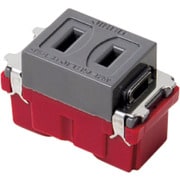 JEC-BN-5-SG [スガツネ工業 埋込コンセント JEC-BN-5型 （210-033-133） 1個]