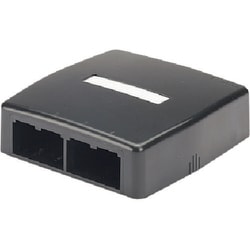 JOQ40000BL [パンドウイット ローゼットボックス シャッターなし 4個口黒]