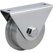 JS315-100L [スガツネ工業 ステンレス鋼製重量用戸車 JS315型 枠付L型 （200-024-778） 1個]