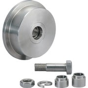 JS325-100L [スガツネ工業 ステンレス鋼製重量用戸車 JS325型 枠無L型 （200-024-781） 1個]