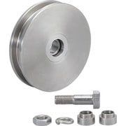 JS380-50H [スガツネ工業 ステンレス鋼製重量用戸車 JS380型 枠無コ型 （200-024-757） 1個]