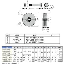 ヨドバシ.com - スガツネ工業 JS380-50H [スガツネ工業 ステンレス鋼製