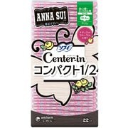 センターイン コンパクト1/2 フローラル 多い昼用 スリム 羽つき 21.5cm 22枚 [生理用ナプキン]
