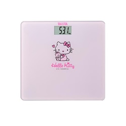 デジタルヘルスメーター タップオン式 表示文字高：30mm 強化ガラス使用 ハローキティ HD-380KT-PK