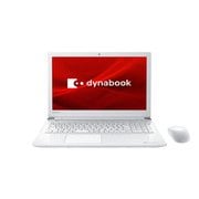 ノートパソコン dynabook Tシリーズ ヨドバシオリジナルモデル 15.6型/Core i3-8130U/メモリ 8GB/256GB（SSD）/Windows 10 Home 64bit/Microsoft Office Home ＆ Business 2019/リュクスホワイト P1T4KDBW