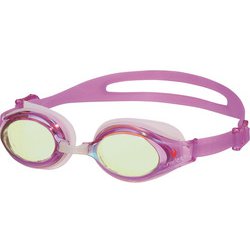 女性用フィットネスゴーグル Fitnessスイミングゴーグル ミラータイプ SW30MPAF ラベンダー×フラッシュイエロー [スイミング ゴーグル レディース]