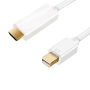 MiniDisplayPort(Thunderbolt) to HDMI アクティブ 変換ケーブル 4K/60Hz対応 0.5m LDC-R4K60MDH05