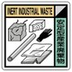 KK-112 [ユニット 建設副産物分別標識 安定型産業廃棄物 400×400]
