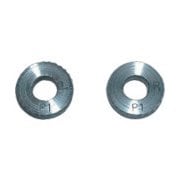 スーパーツール 転造小径加工用ローレット駒(アヤ目用)2コ1組 KNPRL0.5