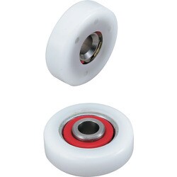 スガツネ工業 中荷重防錆型樹脂ベアリング KSUS型 外周フラットタイプ （210-024-099） 1個 KSUS-309/68SUS