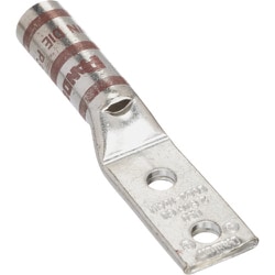 パンドウイット 銅製圧縮端子 2穴 電線サイズ AWG2 取付穴サイズ 135mm 取付穴間隔 445mm LCC2-12W-Q LCC2-12W-Q