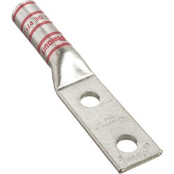 パンドウイット 銅製圧縮端子 2穴 電線サイズ 350 kcmil 取付穴サイズ 104mm 取付穴間隔 254mm LCC350-38DW-X LCC350-38DW-X