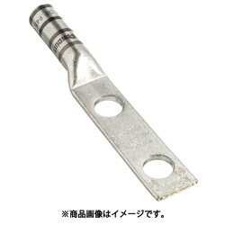 パンドウイット 銅製圧縮端子 2穴 電線サイズ 750 kcmil 取付穴サイズ 104mm 取付穴間隔 254mm LCC750-38D-6 LCC750-38D-6
