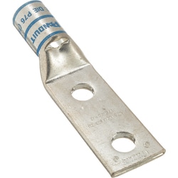 パンドウイット 銅製圧縮端子 2穴 電線サイズ AWG6 取付穴サイズ 104mm (1つは細長い取付穴) LCD6-38AD-L LCD6-38AD-L