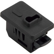 LC-PK32-L-BL [スガツネ工業 パネルラッチ簡易ロック付 LC-PK32型 ワンタッチ取付 レバー無し ブラック （140-020-694） 1個]