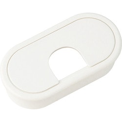 スガツネ工業 配線孔キャップ LN72S型 片側はめ込みタイプ (210-021-706) 1個 LN72S-WT