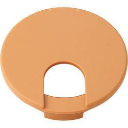 LS60S-LBR [スガツネ工業 配線孔キャップ LS60S型 片側はめ込みタイプ （210-029-547） 1個]