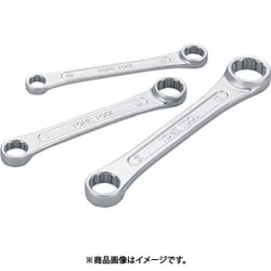 TONE ショートめがねレンチ(ストレート) 8×10mm ハンガータイプ M030810HP