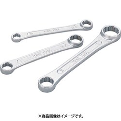 TONE ショートめがねレンチ(ストレート) 12×14mm ハンガータイプ M031214HP