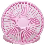 USB扇風機 折りたたみタイプ ピンク USF-13/PK
