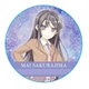 青春ブタ野郎はバニーガール先輩の夢を見ない ポリカバッジ 桜島麻衣 A [キャラクターグッズ]