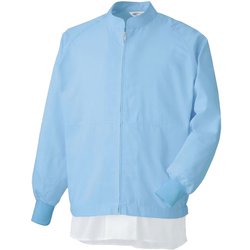 MHS3213B [ミドリ安全 異物混入防止長袖ブルゾン ブルー LL]